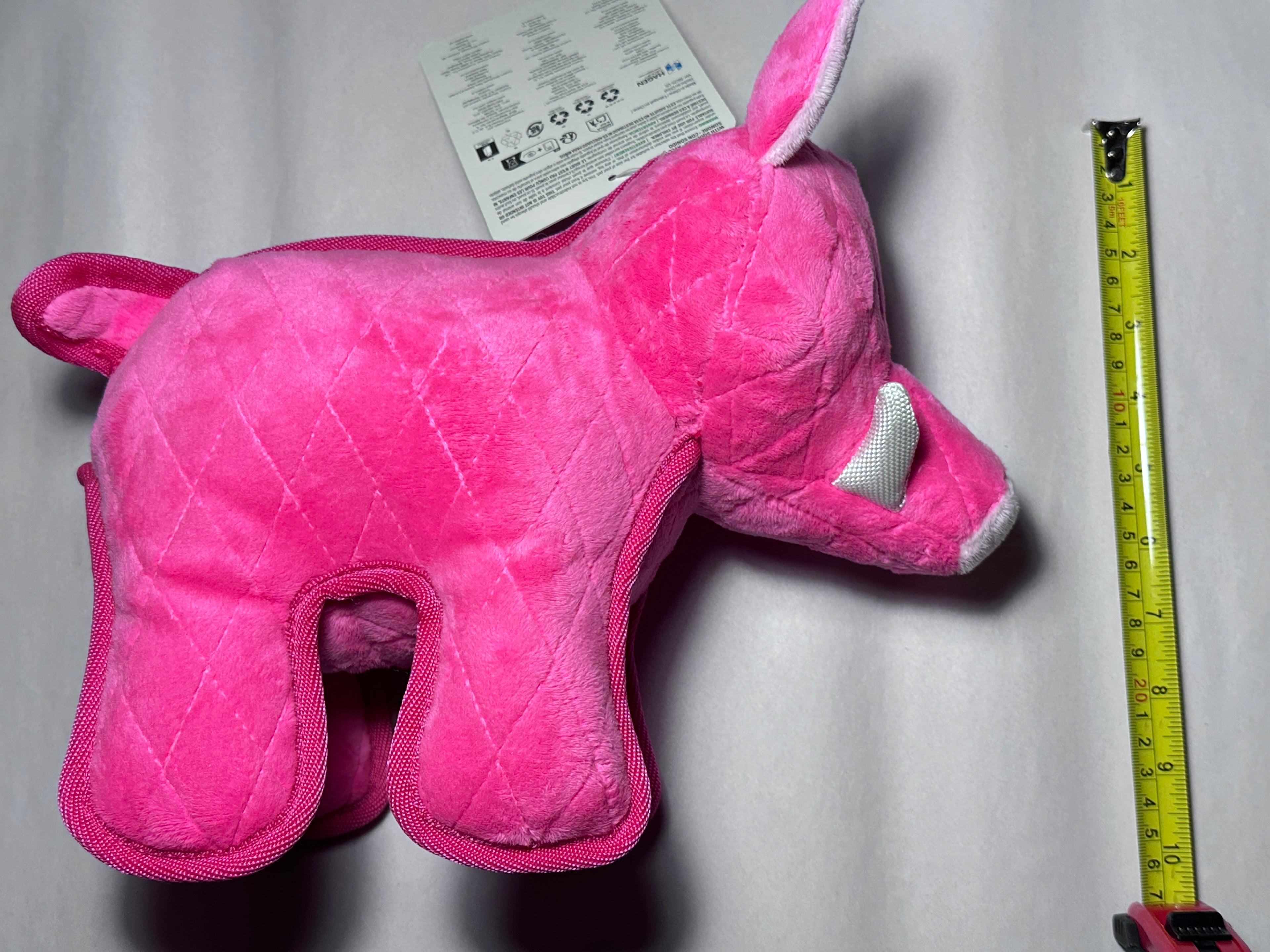 Zeus Number #3:  Boar Dog Toy, Pink