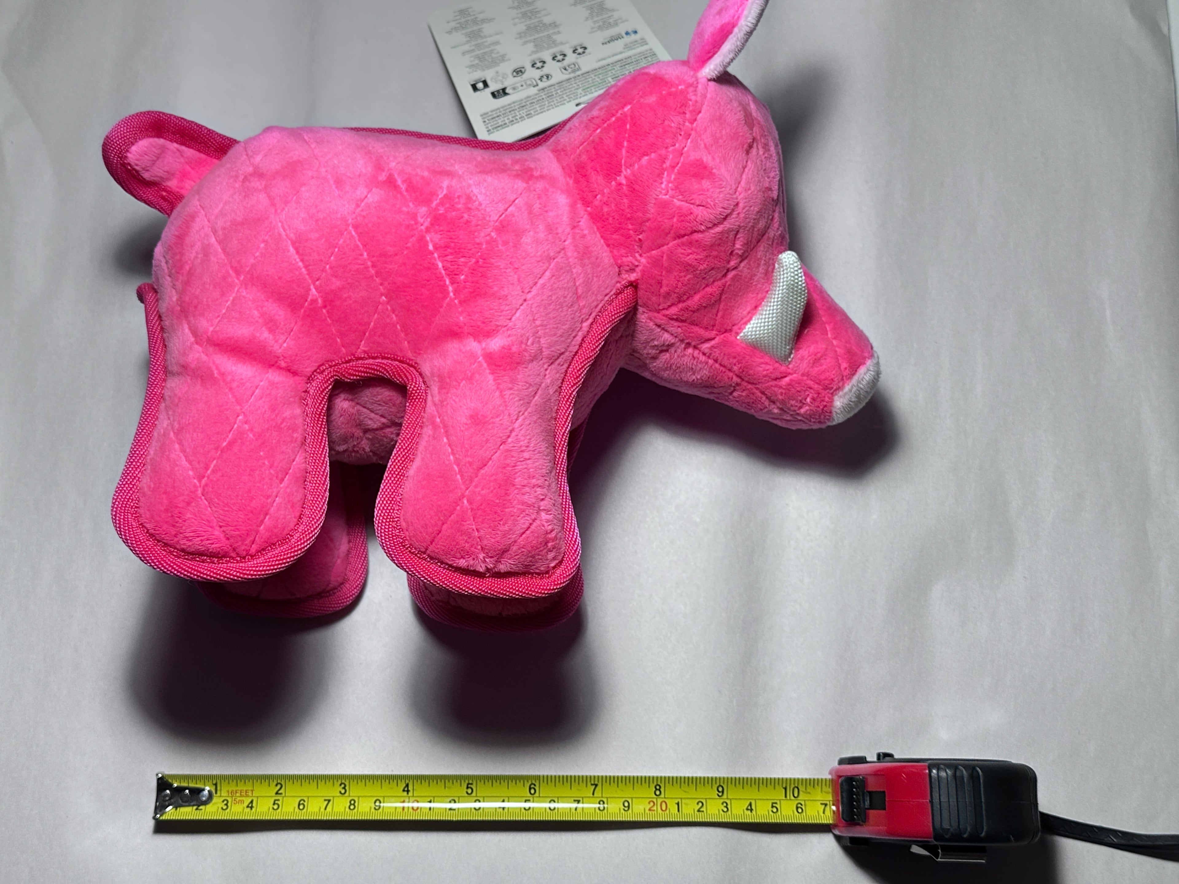 Zeus Number #3:  Boar Dog Toy, Pink