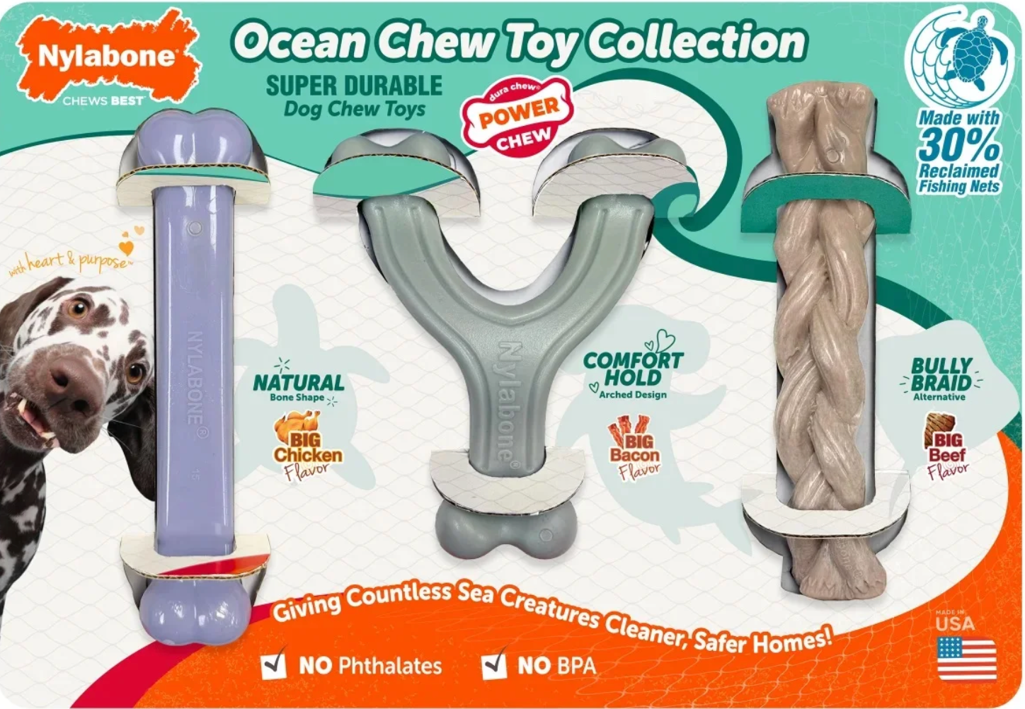 Ocean Dog Collection Number #1, 3 Count