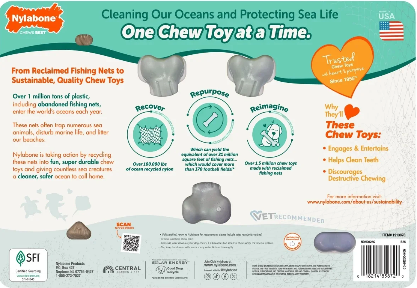 Ocean Dog Collection Number #1, 3 Count