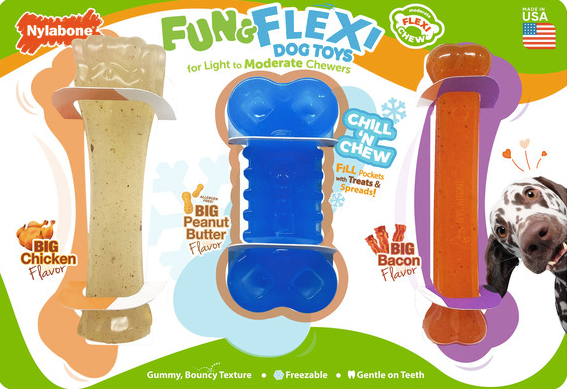 Fun and Flexi Dog Collection Number #2, 3 counts