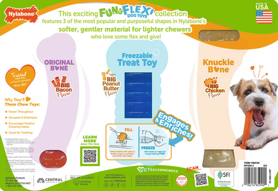 Fun and Flexi Dog Collection Number #2, 3 counts