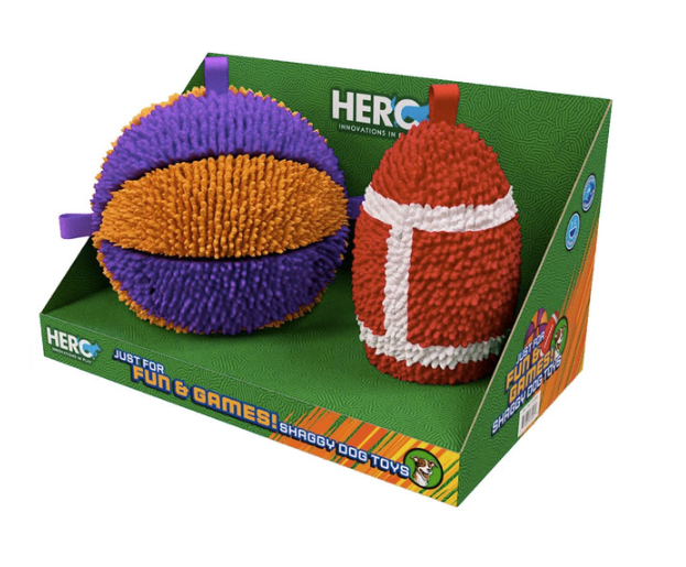 Collection Caitec Hero Ball , Plush Dog Toys