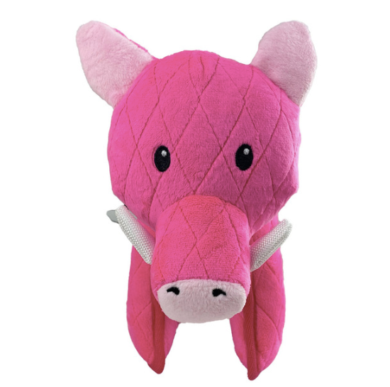 Zeus Number #3:  Boar Dog Toy, Pink